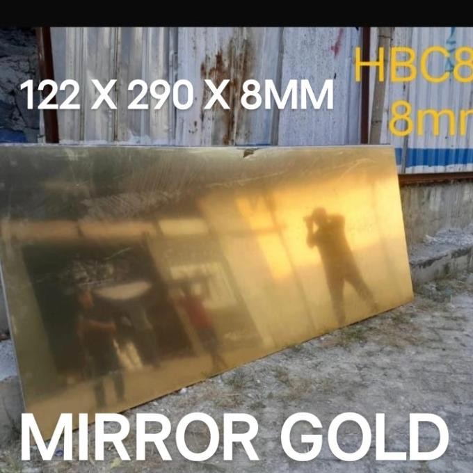 wall panel mirror gold wall panel kaca PET mirror series