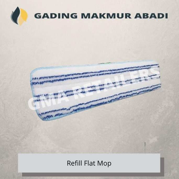 NEW PRODUK REFILL FLAT MOP / KAIN PEL MIKROFIBER UNTUK FLAT MOP !!!!!