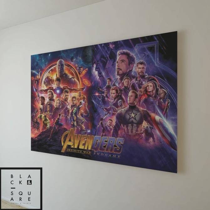 Avengers Poster - Combination - Infinity War & Endgame - PREMIUM A0
