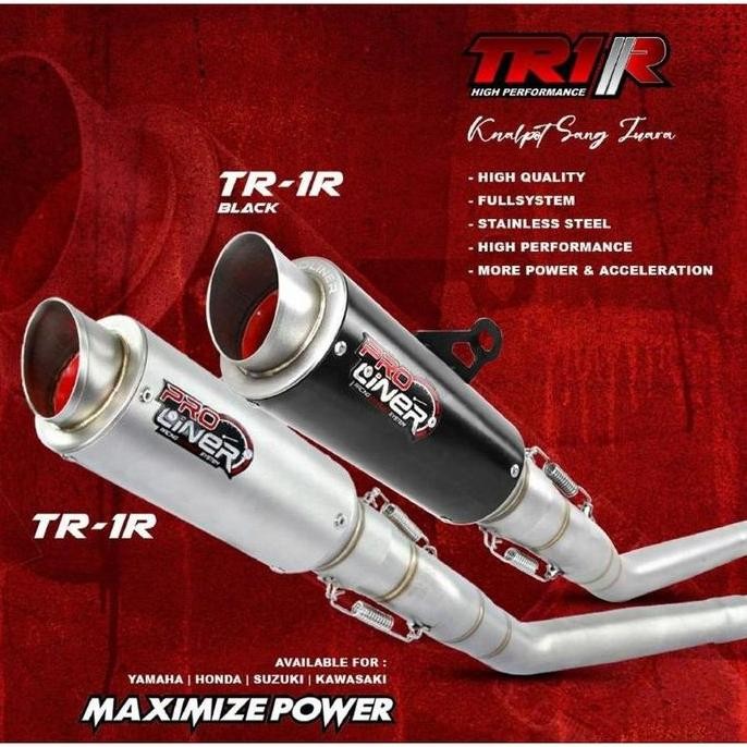 Ready  Knalpot Proliner Pro Liner Tr1 R New Cbr 150 Cbr150 R Cbr150R New R15 V3 Vixion New Satria Fu