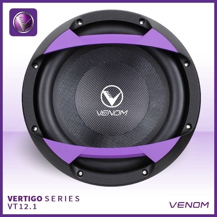 Subwoofer Venom Vertigo VT12.1 Subwoofer Audio Mobil 12 inch