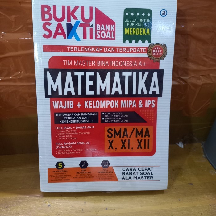 

Original Buku Sakti Bank Soal Matematika Sma Ma X Xi Xii Kurikulum Merdeka