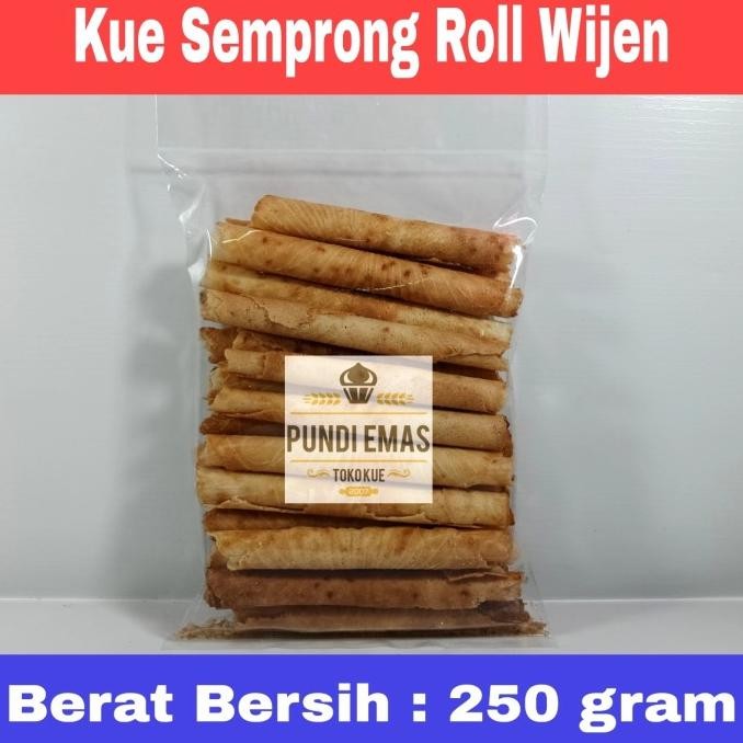 

ORIGINAL Kue Semprong Lipat - 250 Gr Kue Semprong Dompet Terlaris 250 Gr ta-70