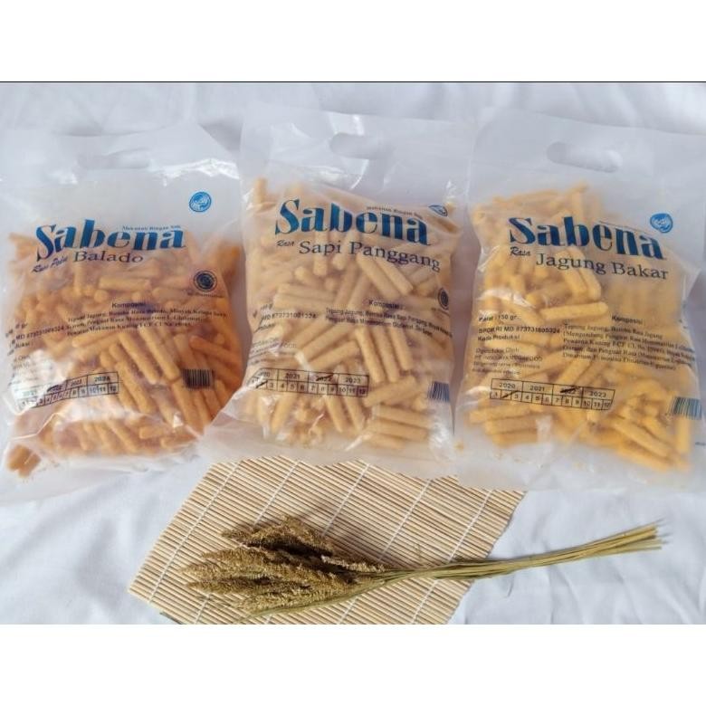 

SPECIAL [PER DUS] SABENA STICK - 12bungkus @135gr /Stick Balado/Stick Jagung/Snack Lebaran/Grosir Ecer Kiloan PJ24