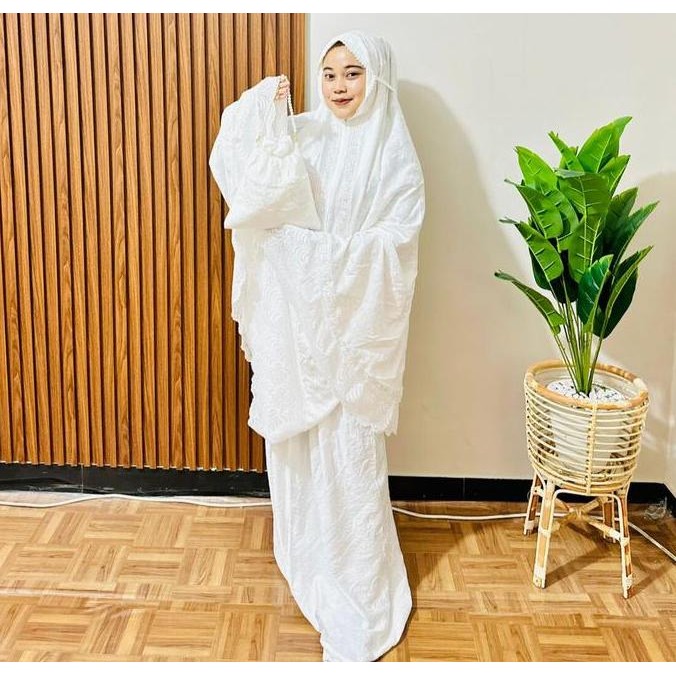 Terjangkau Mukena Mewah Elegan Hawa Renda Motif