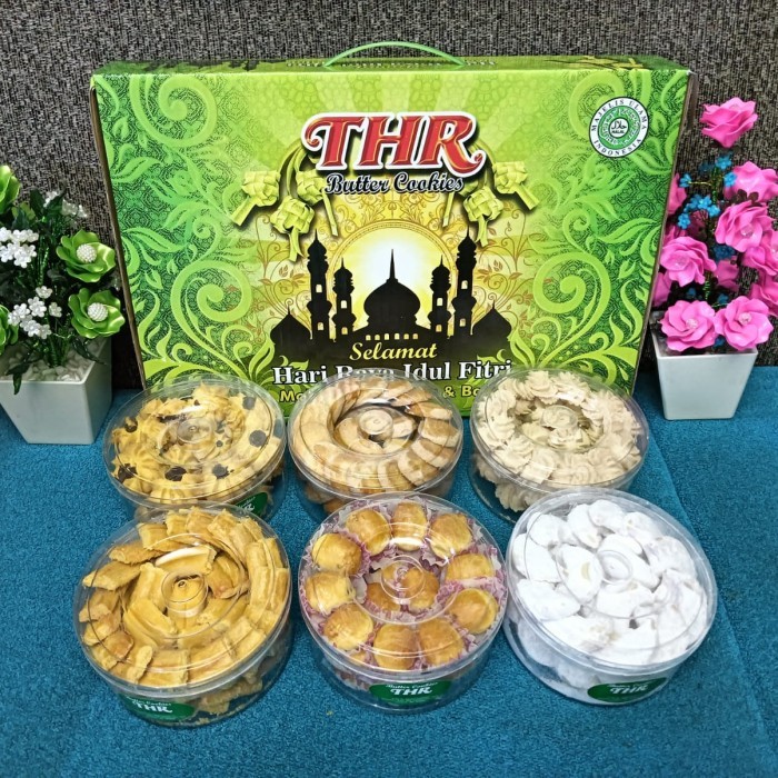 

New! PARCEL HAMPERS PAKET KUE KERING LEBARAN IDUL FITRI THR ISI 6 TOPLES - KUE SIRUP KUE Idul Fitri