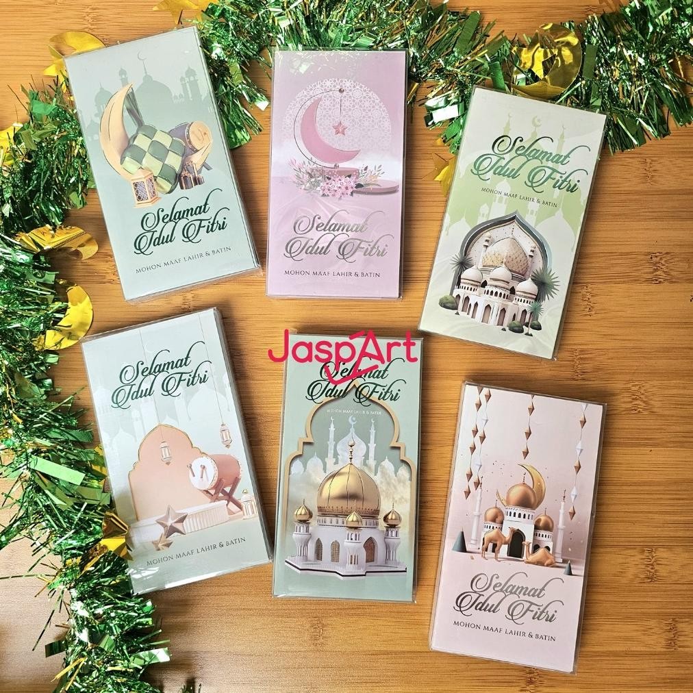 

VIRAL AMPLOP LEBARAN HARI RAYA IDUL FITRI 2025 JUMBO PANJANG KOTAK MIKA ISI 30 PREMIUM MURAH READY STOCK rwet-23