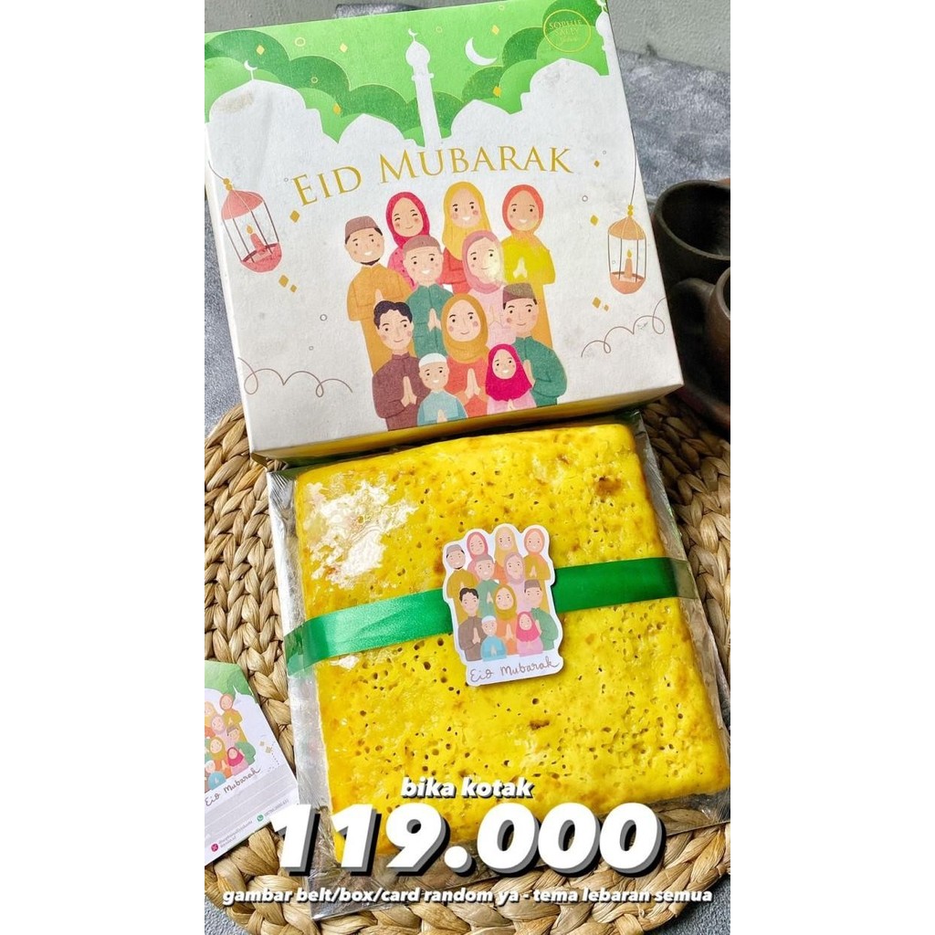 

New! Bika Ambon 18X18Cm Hampers Idul Fitri / Lebaran Edition Gratis Ongkir Idul Fitri