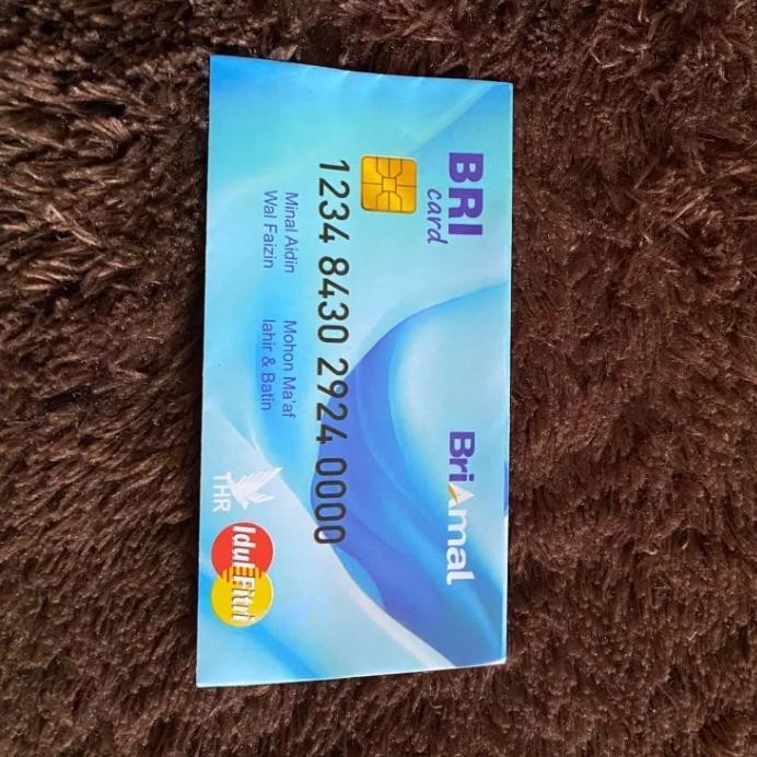 

rg-4 NEW AMPLOP Lebaran 100 Lembar Kartu ATM Bank Mandiri Bca Bri BTN Amplop Lebaran Angpau Terlaris