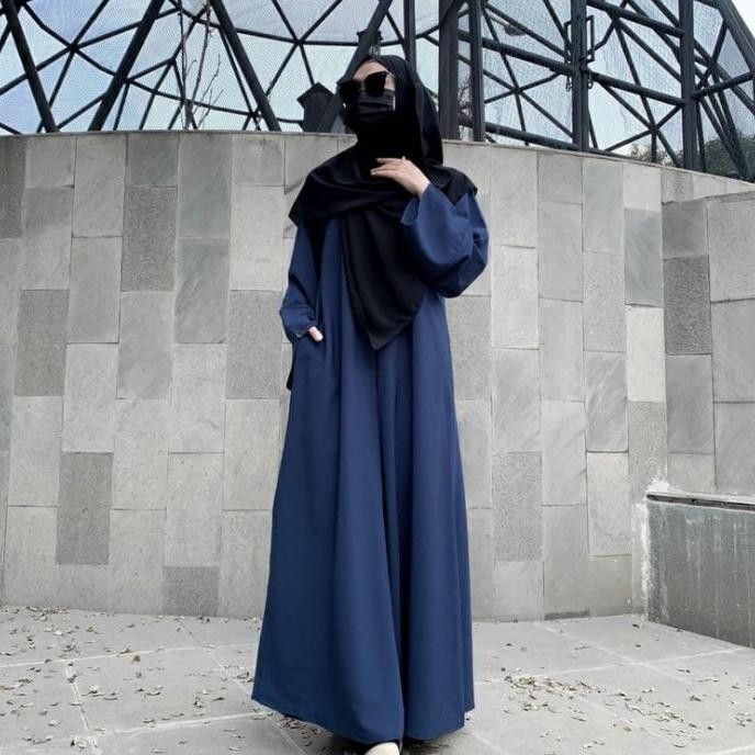 Super Murah, Abaya Polos Wanita Umroh Gamis Abaya Arab Busui Abaya Hitam Polos