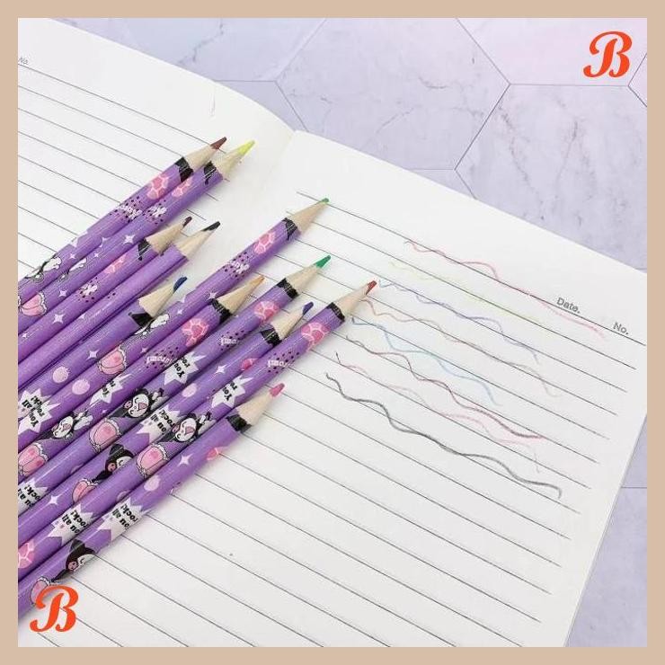 

| KK | ATK01 PENSIL WARNA SET MEWARNAI KARAKTER SANRIO KUROMI MELODY PENSIL WARNA ISI 12PCS COLORED PENCILS 12PCS