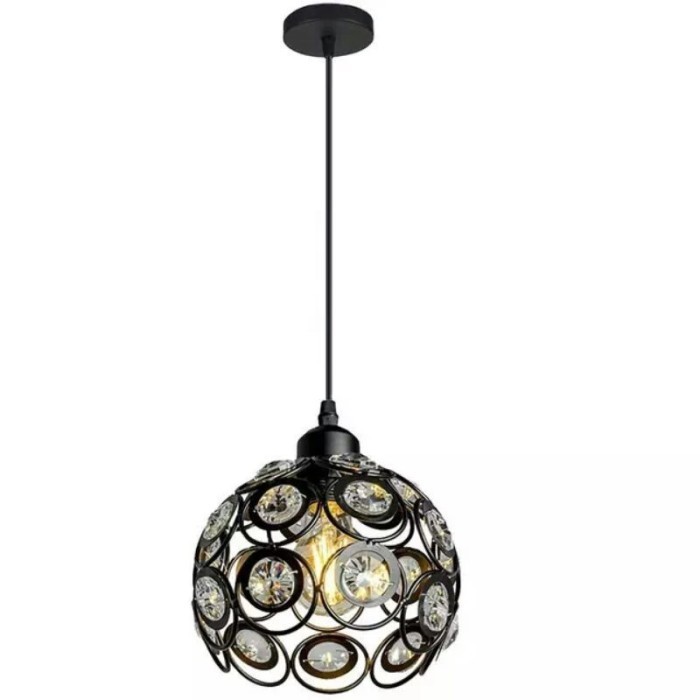 lampu gantung ruang tamu kristal