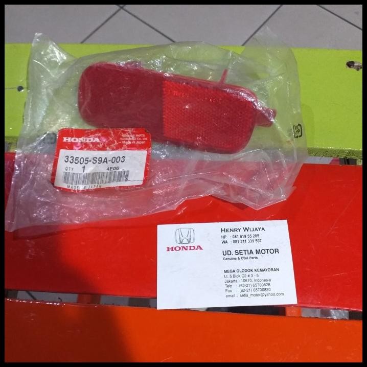 Reflektor / Lampu Bumper Belakang Mata Kucing Honda Crv 2003-2004 Ori