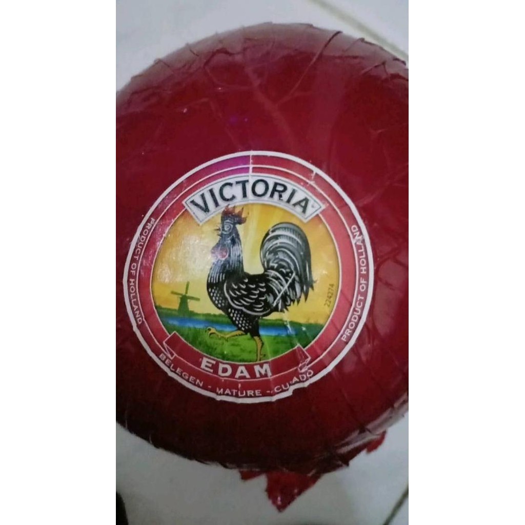 

KEJU EDAM AYAM HITAM VITORIA KEJU APEL/DE JONG CHEESE 1,7 KG BULAT