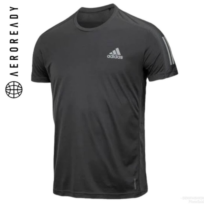 Produk Unggulan Kaos Adidas Original Kaos Olahraga Pria Running Abu Gelap Murah Ori