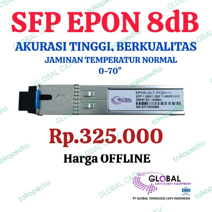 SFP EPON GLOBAL 8DB