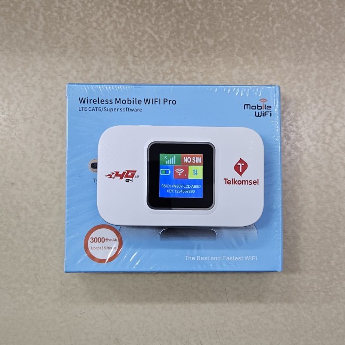 MODEM MIFI 4G TELKOMSEL HW807 PRO UNLOCK ALL OPERATOR 3000MAH KONEKTOR TYPE C