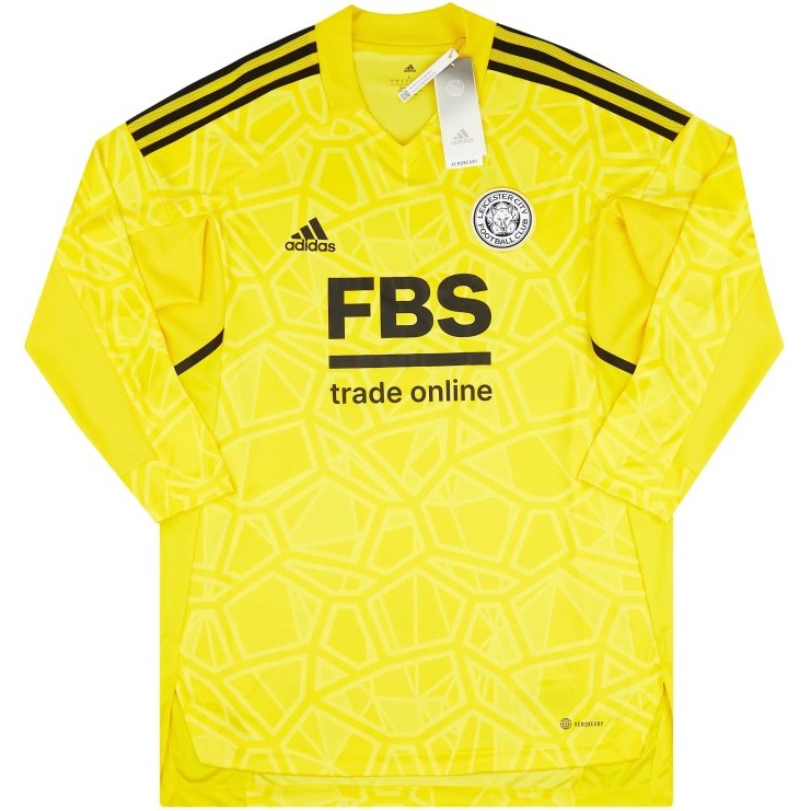 ORIGINAL Leicester City 22/23 Goalkeeper Away Shirt Jersey bola pria