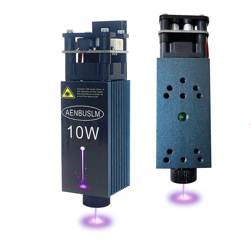 FIDU 10W Laser Engraving Head CNC 450nm Laser Engraver Module Wood Working DIY Tools Laser Cutting 3