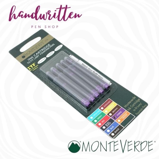 

MONTEVERDE LAMY-COMPATIBLE FOUNTAIN PEN INK CARTRIDGE REFILL/ TINTA
