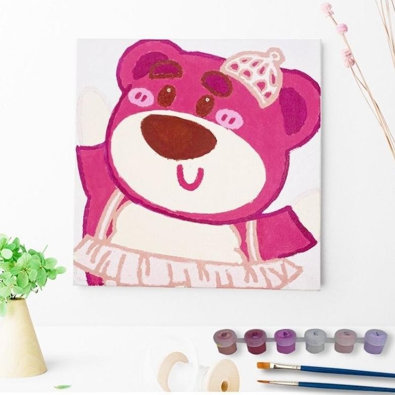 

Aw-96 Acc Market88 New Children Canvas Painting / Melukis Mewarnai Kanvas Nomor Prakarya Anak