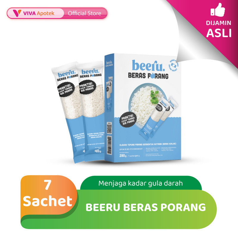 

Beeru Beras Porang Box (7 Sachet)