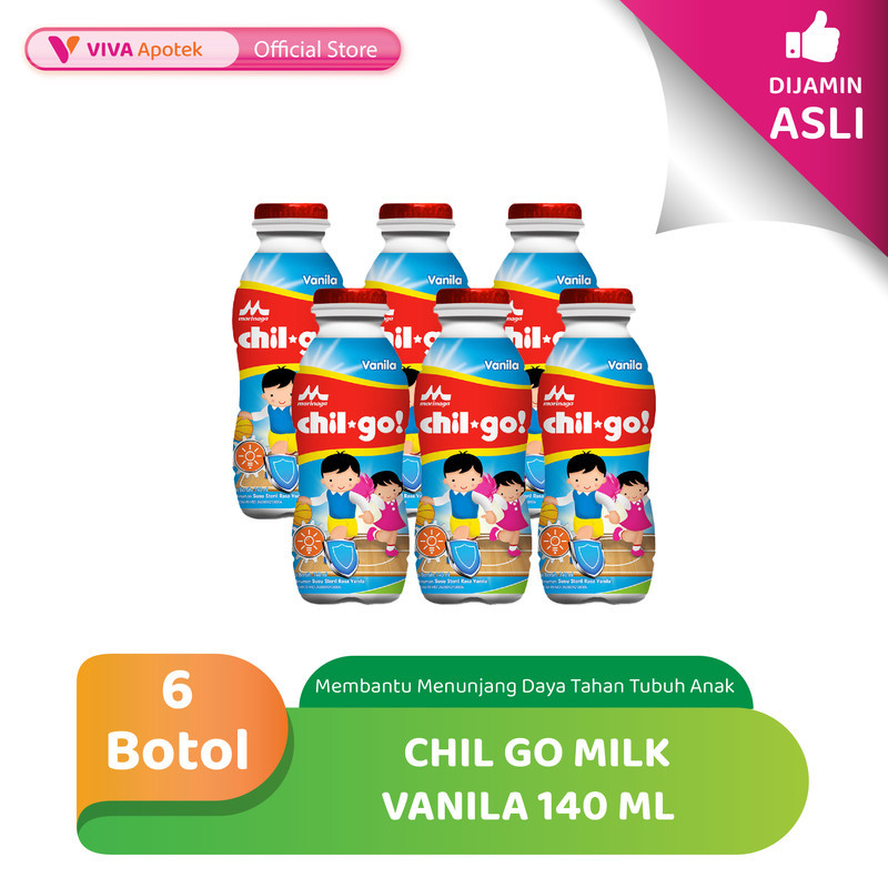 

Chil Go Milk Vanila 140 ml Susu Pertumbuhan (Pack - 6 Botol)