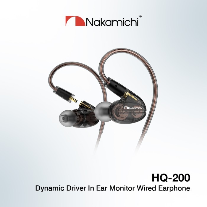 Nakamichi Hq 200 Dual Dynamic Driver In Ear Monitor Wired Earphone Iem