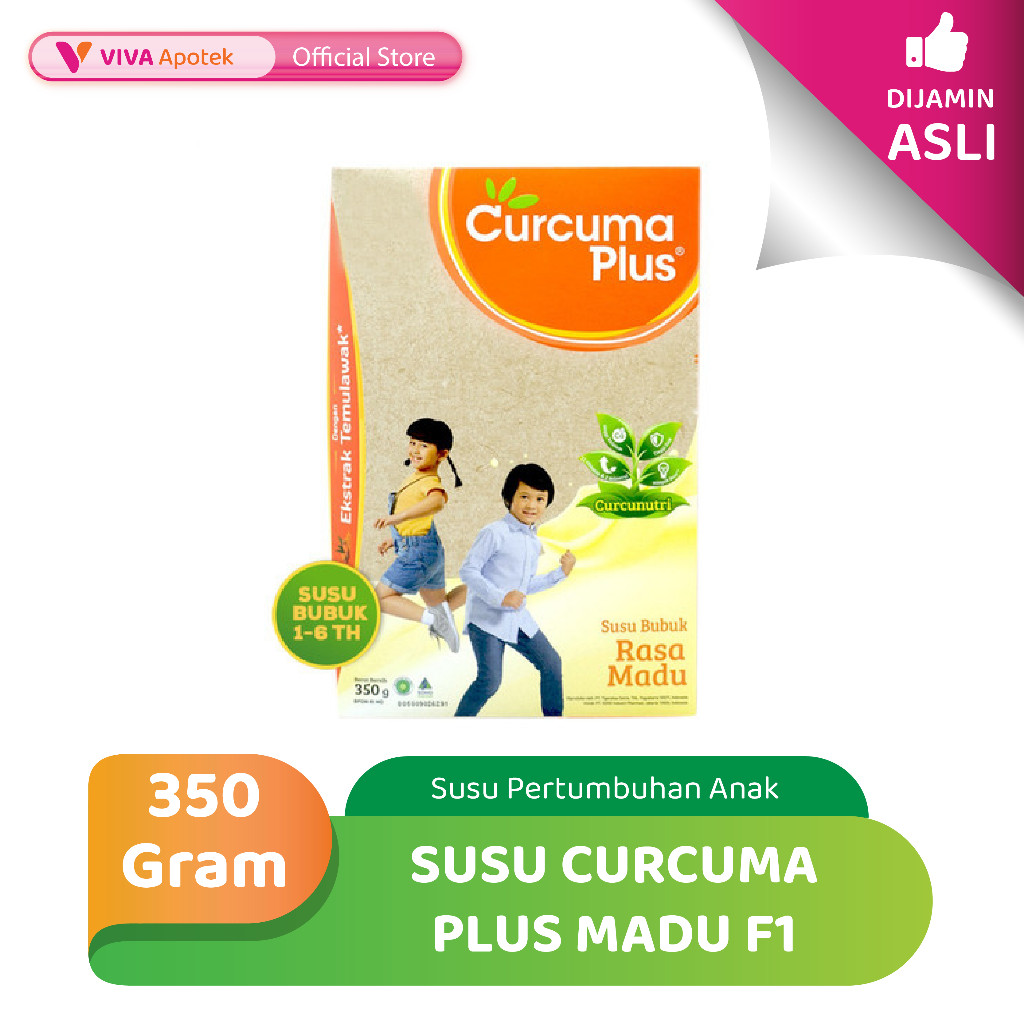Susu Curcuma Plus Madu F1 Susu Pertumbuhan Anak (350 Gram)