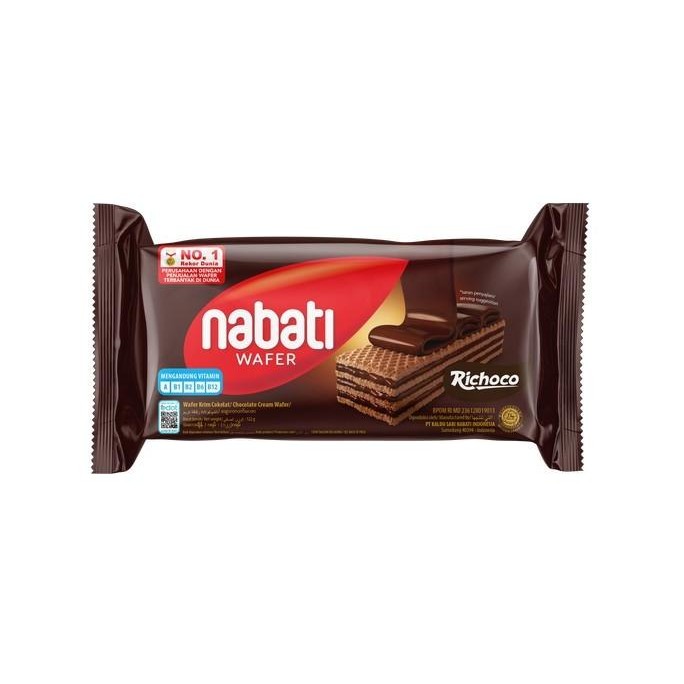 

Terlaris !!! [Bundle Pack Isi 10] Nabati Wafer Richoco 122Gr
