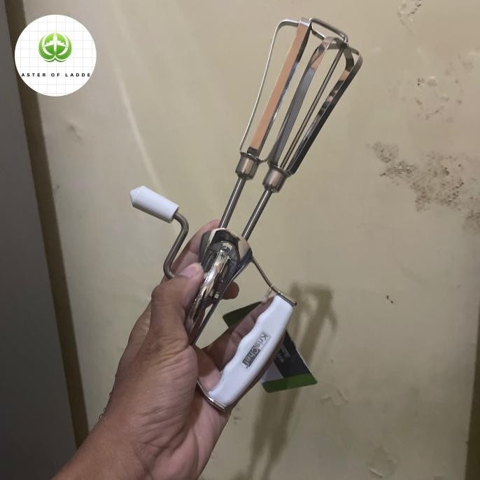 Krischef Mixer Tangan Manual Stainless