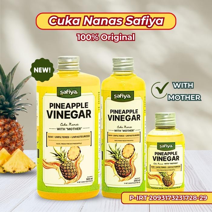 

Cuka Nanas Safiya 500 Ml Premium - Pineaplle Vinegar Original