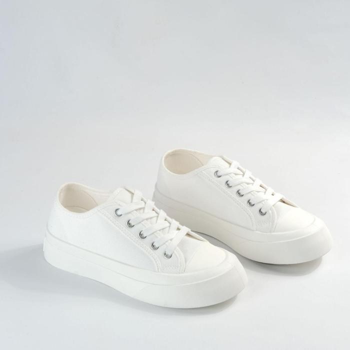 Pvn Taeyong Canvas Classic Sneakers/White - 103 Shoes