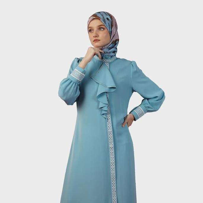 Hot Sale, Hikmat C7743 - Gamis Abaya Solis Velare