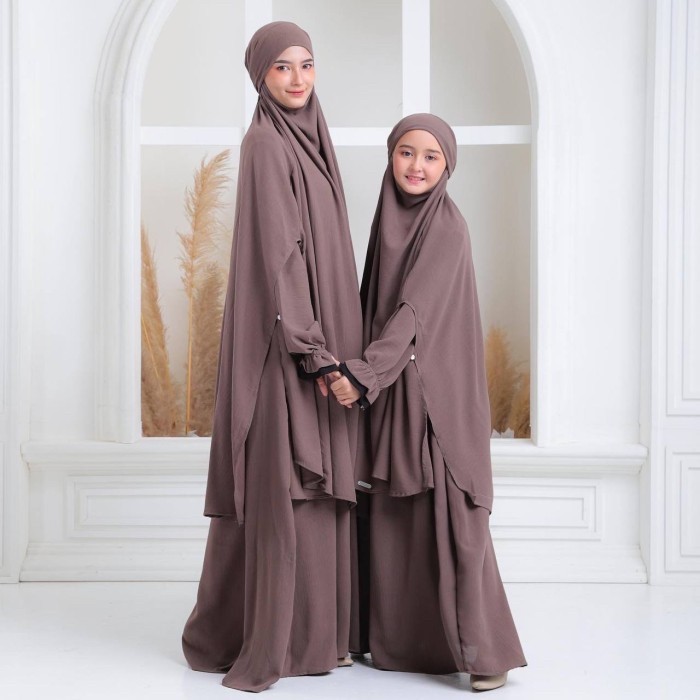 gamis syari couple ibu dan anak/fashion muslim