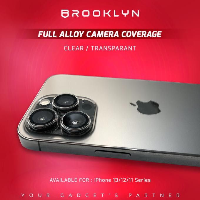 PROMO / Brooklyn Clear Alloy Camera iPhone 15 14 13 12 11 Pro Max Plus