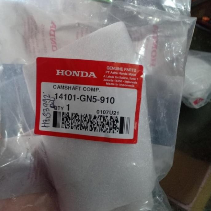 noken as campshaft comp Supra grand 14101-GN5-910 asli ahm