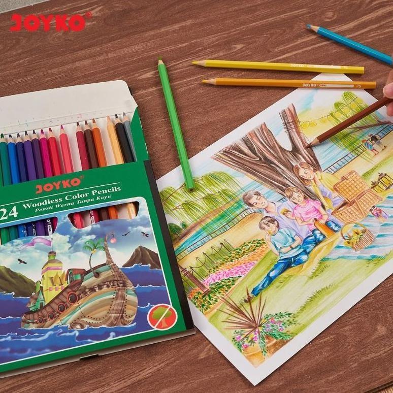 

See-97 Pensil Warna Joyko Cp-104 / 24 Warna