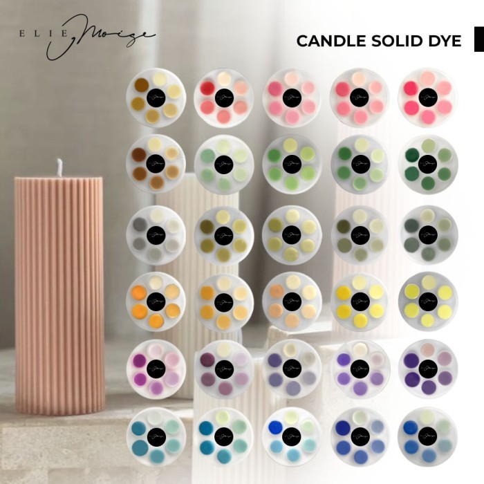 

TERMURAH Elie Moise Candle Dye Chips Pewarna Lilin untuk Soy Wax / Natural Wax