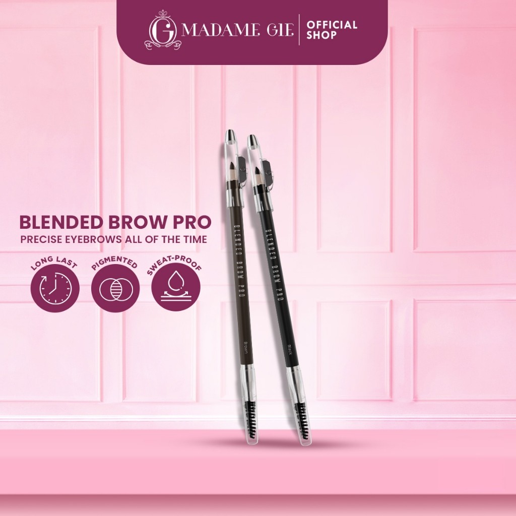 MADAME GIE Blended Brow Pro - Pensil Alis | GLAM GIRL OFFICIAL