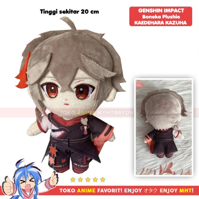 Boneka Anime Karakter Kaedehara Kazuha Plushie Doll {TerlarisBest Seller}