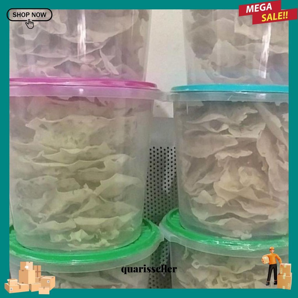 

Rempeyek Kacang Ukuran 5 Liter Full Sudah Sama Toplesnya Bisa Cod