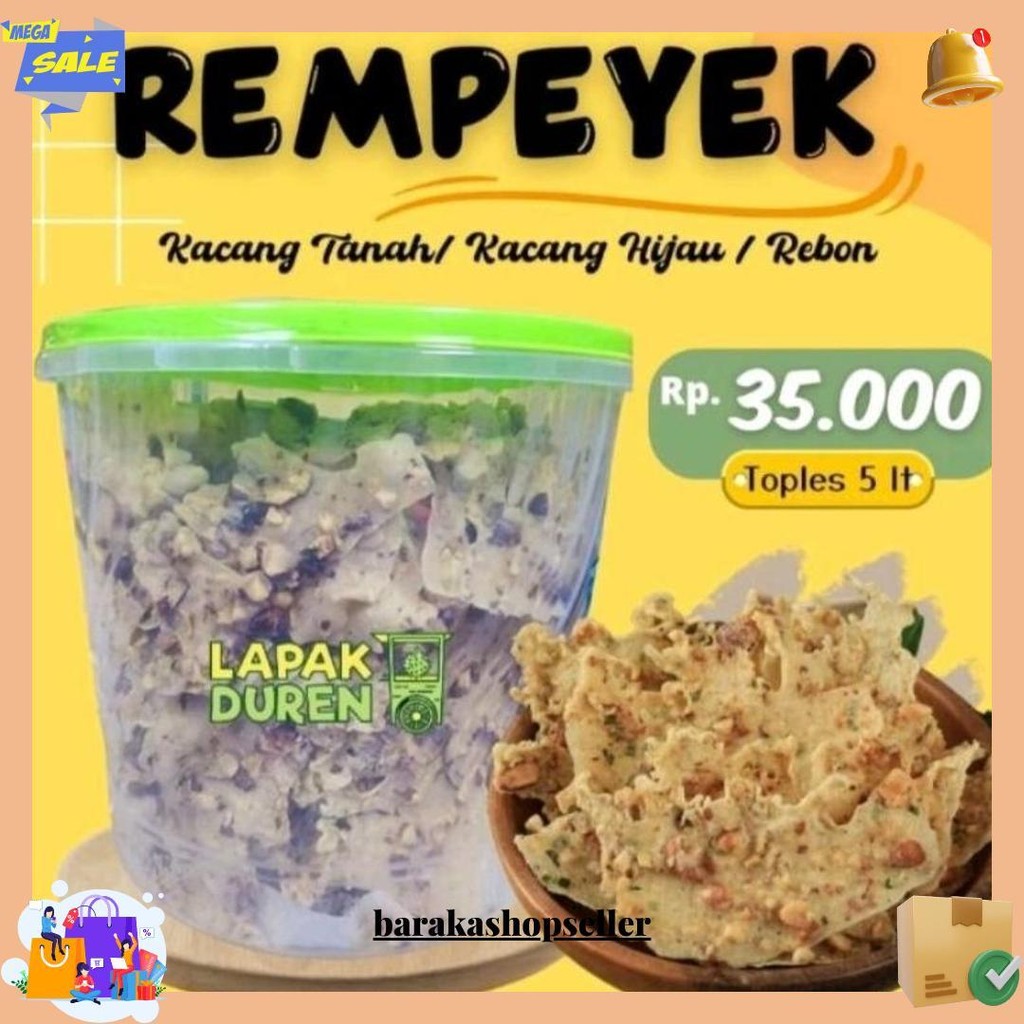 

Peyek Kacang / Rebon Terlaris Original Bisa Cod