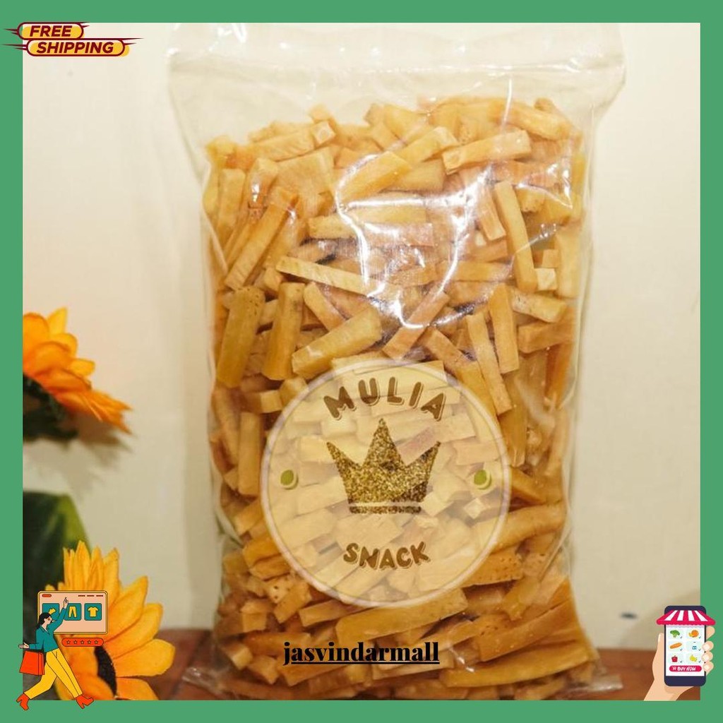 

Keripik Stik Sukun Mentega Premium Grade A 500Gram Original Produk