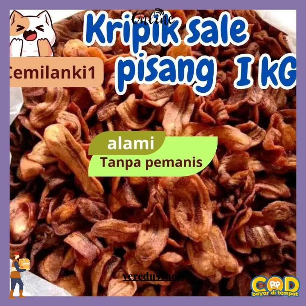 

Kripik Sale Pisang Kering 1 Kg Gratis Packing Kardus Bubblewarp Termurah Banget