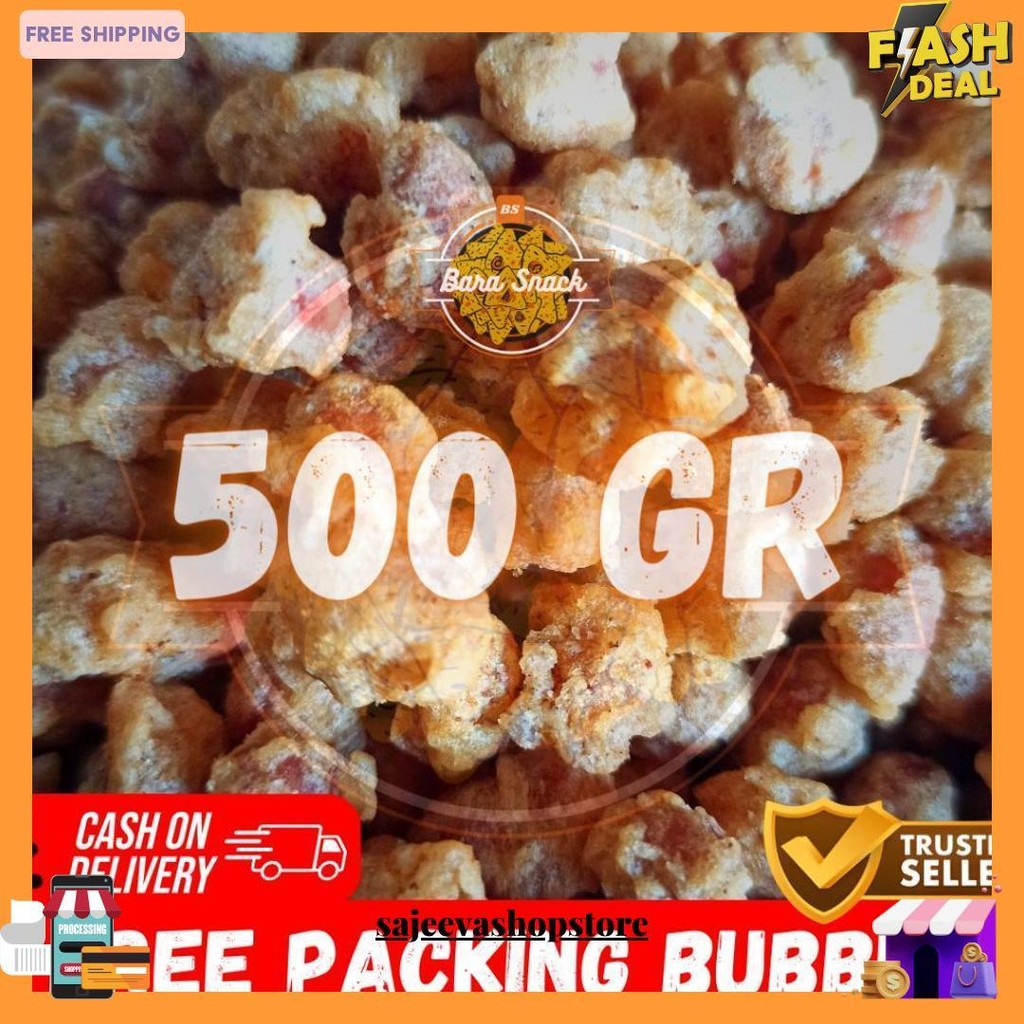 

[ 500Gr ] Kacang Telur Medan / Kacang Peyek / Kacang Kribo / Camilan Snack Kiloan Murah -B Termurah Banget