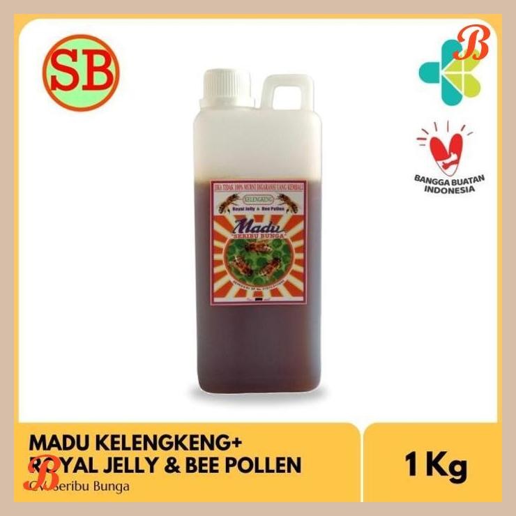 

| MA | MADU KELENGKENG ROYAL JELLY BEE POLLEN - SERIBU BUNGA JERIGEN 1 KG