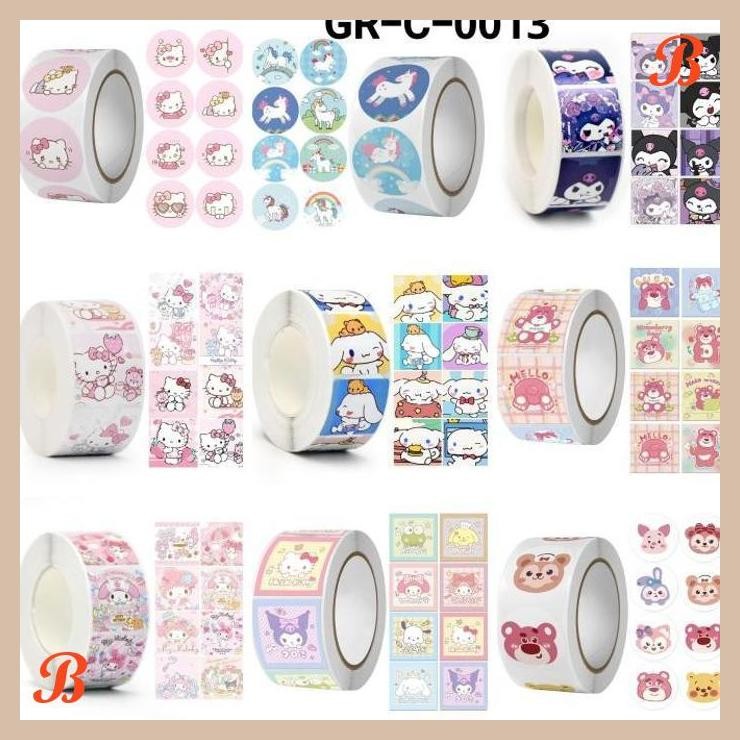 

| KK | GR-C-0013 STIKER STICKER CINNAMON ROLL HELLOKITTY KUROMI LOTSO UNICORN
