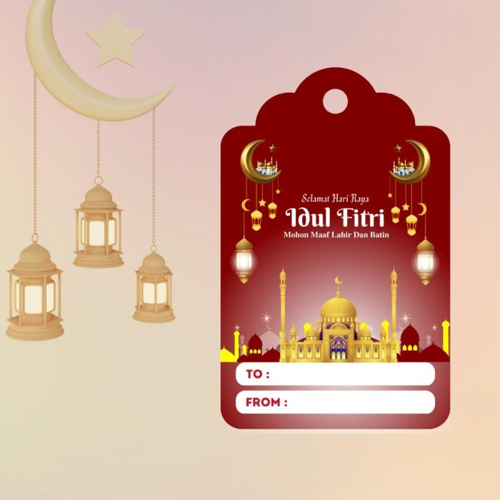 

Limited PAKET 100 PCS HANGTAG BINGKISAN / HAMPERS LEBARAN IDUL FITRI - MAROON Lebaran