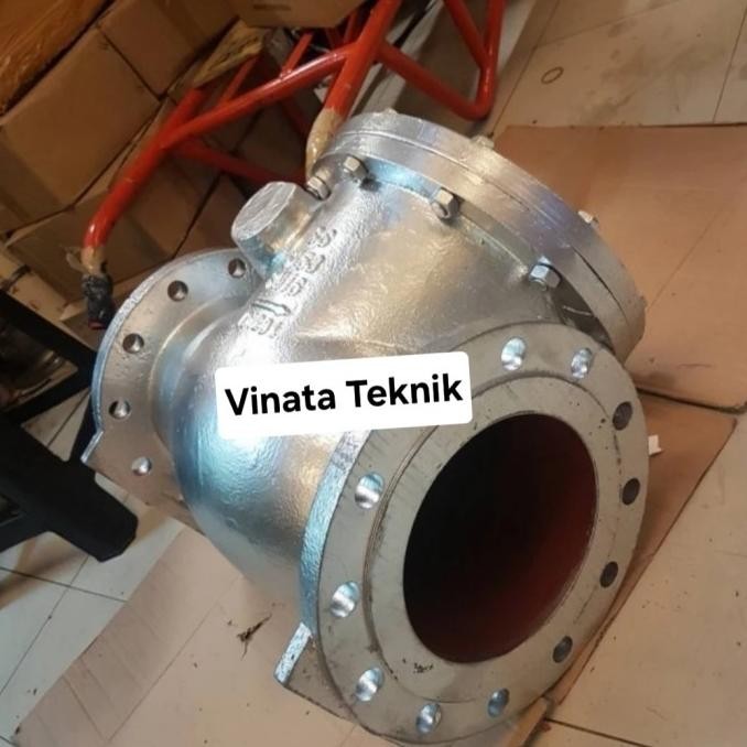 Swing Check Valve 5" Cast Iron Pn 16 Flange Good